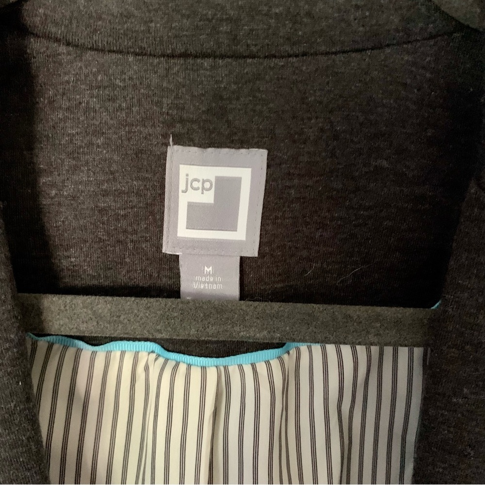 Gray knit blazer - Picture 2 of 5